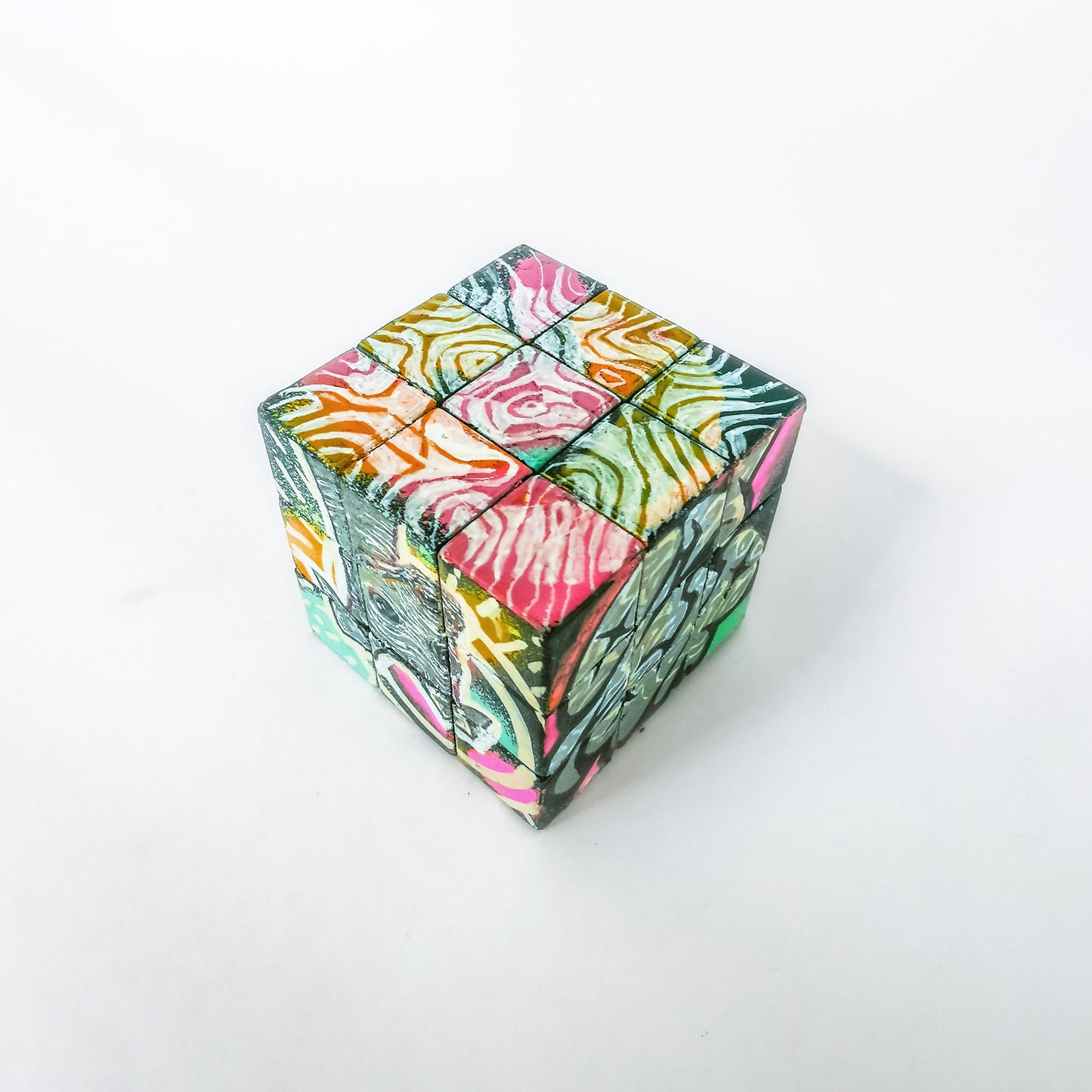 Art Object Rubik-Cube - "RubickOne"