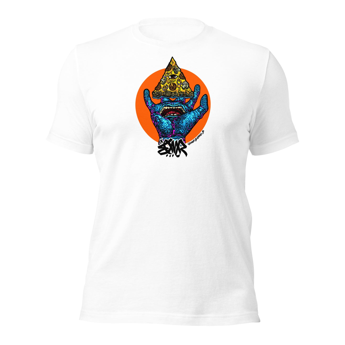 Unisex t-shirt "eat the pizzuminati" 2GSS
